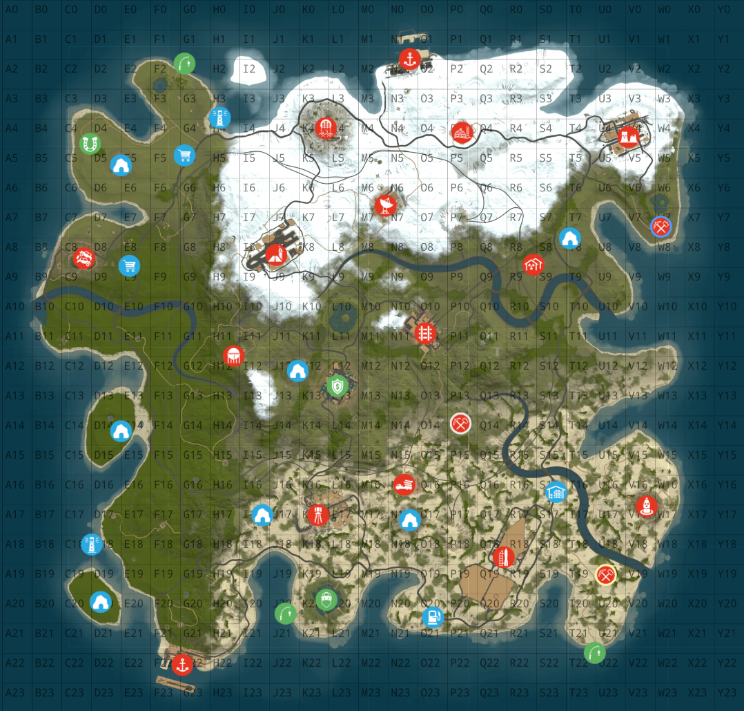 Mapa Rustu